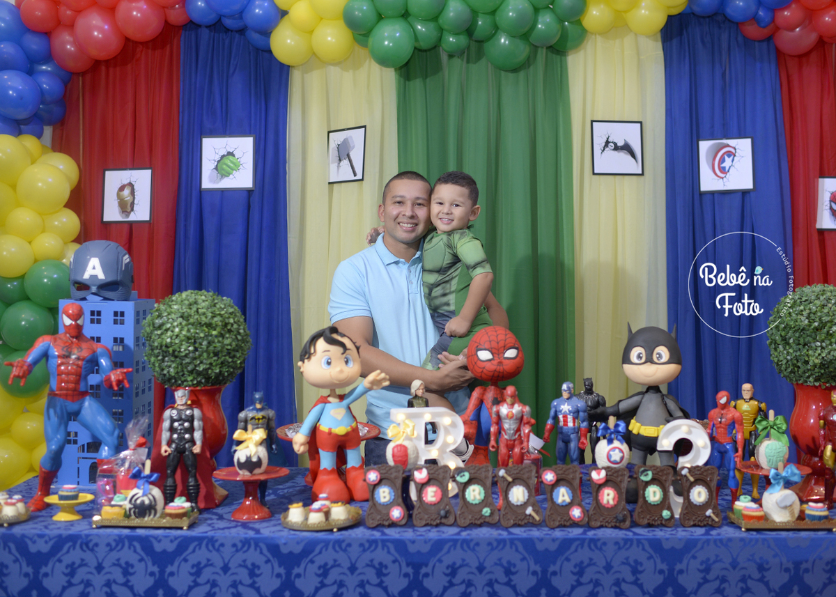  festa super heróis