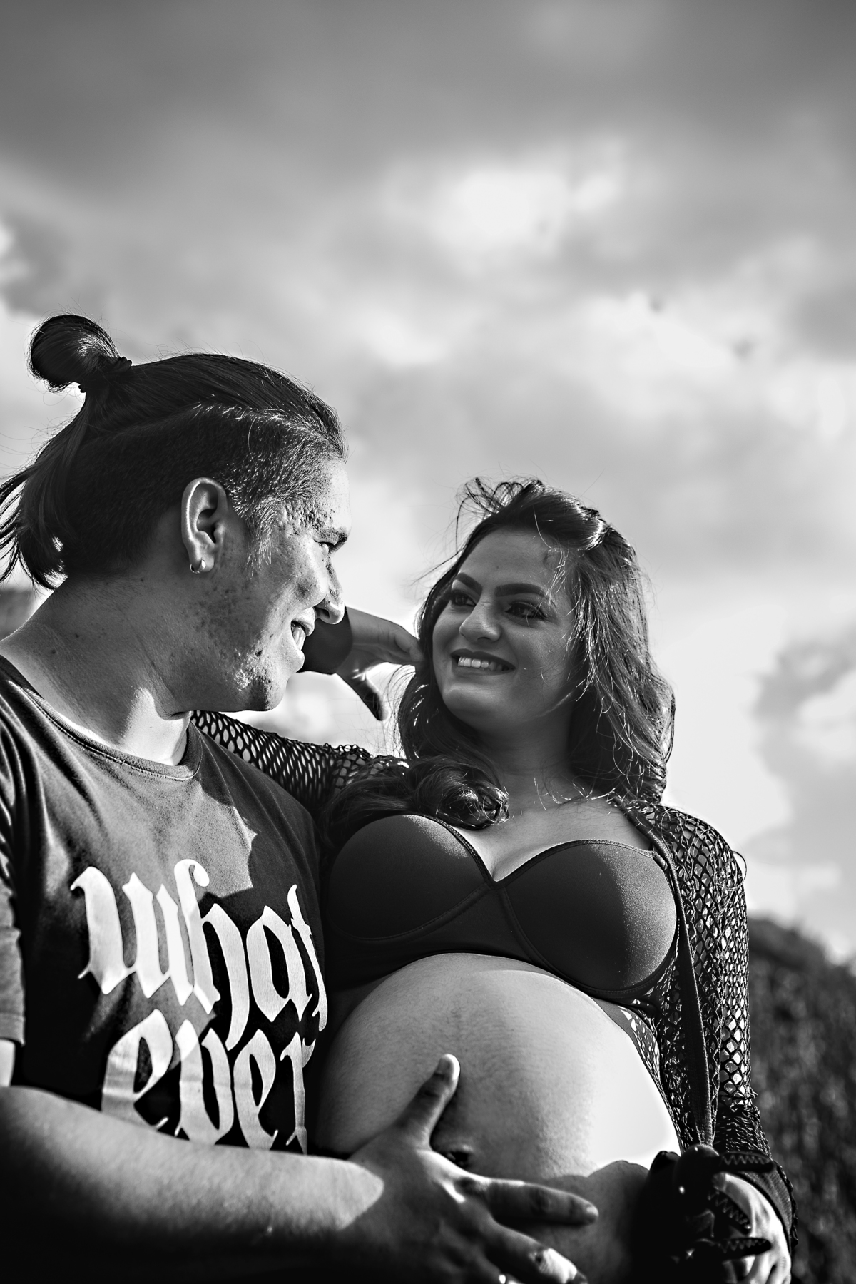Fotografia de Gestante. Ensaio da Natália, em Araraquara São Paulo, na Pedreira. Pregnant Photography Photo. 