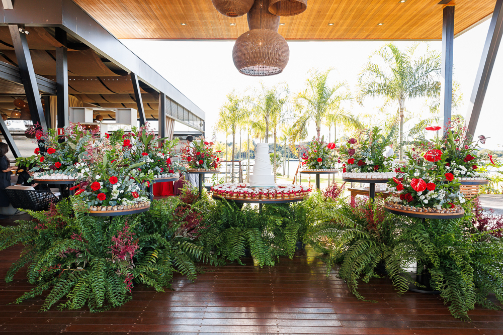 decoração - casamento - Rifaina - mesa do bolo