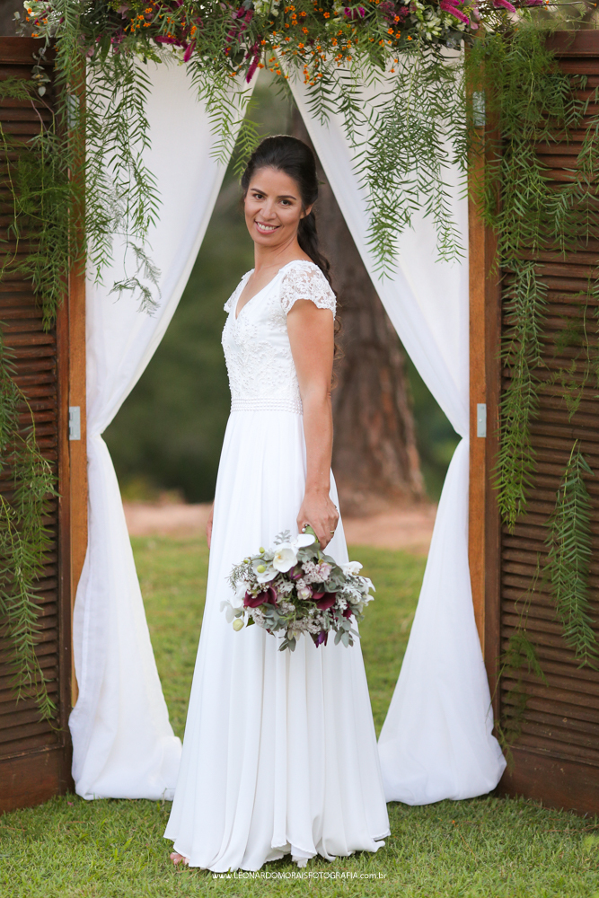 casamento vinhedo ao ar livre - cerimonia de dia