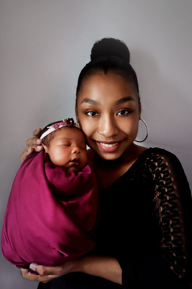 Manuella e mamãe Daiana Lima Fotografias, Santos/SP, sessão Newborn