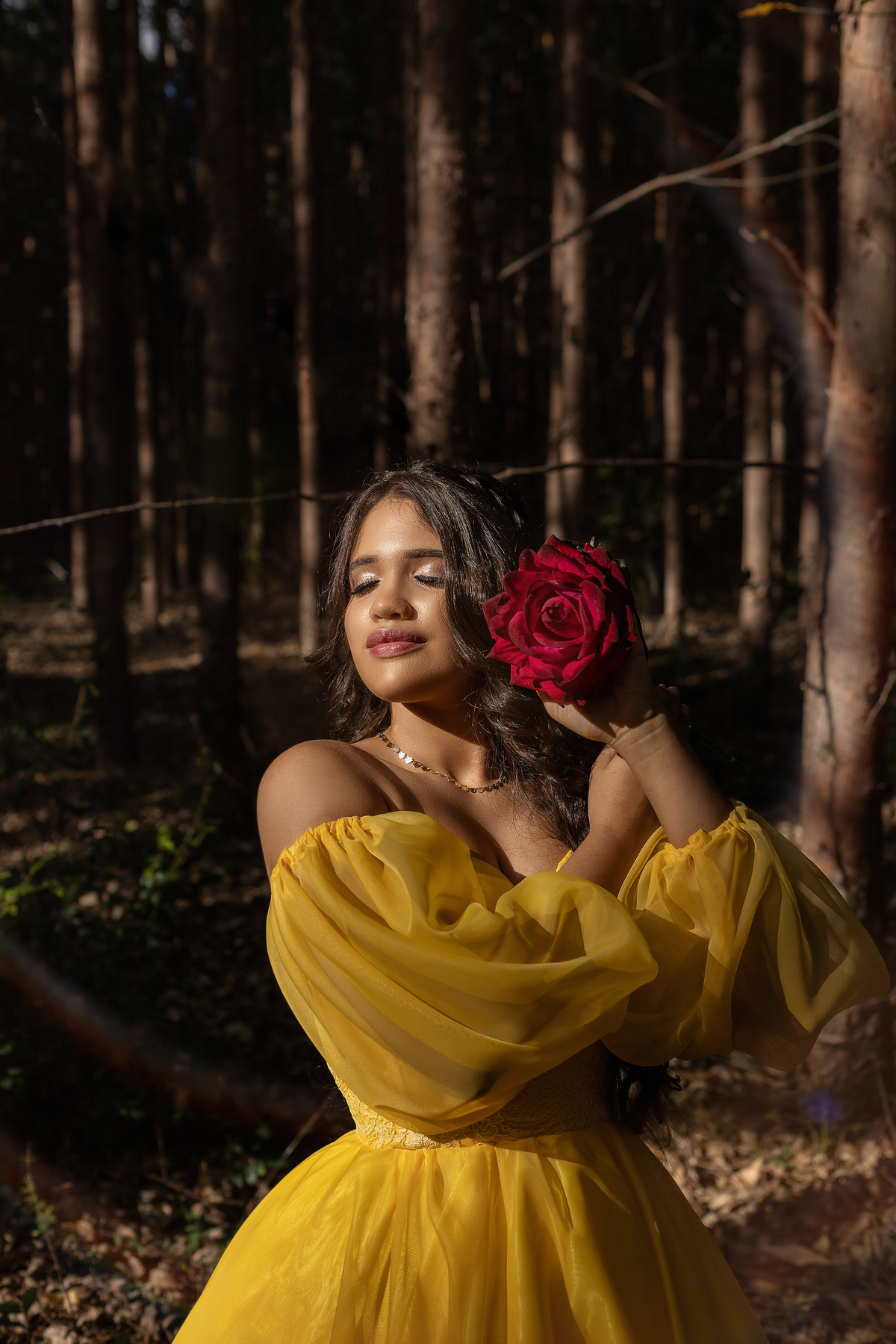 foto de debutante com vestido lindo 