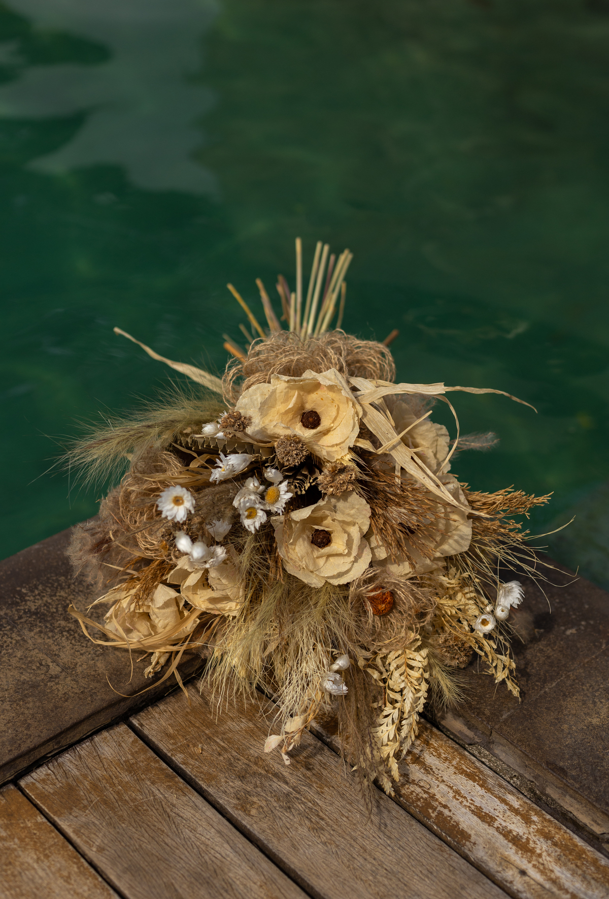 buque de flores desidratadas 