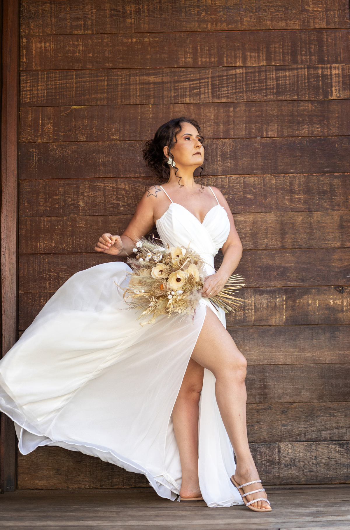 buque de flores desidratadas  para noiva em Itacaré Bahia 