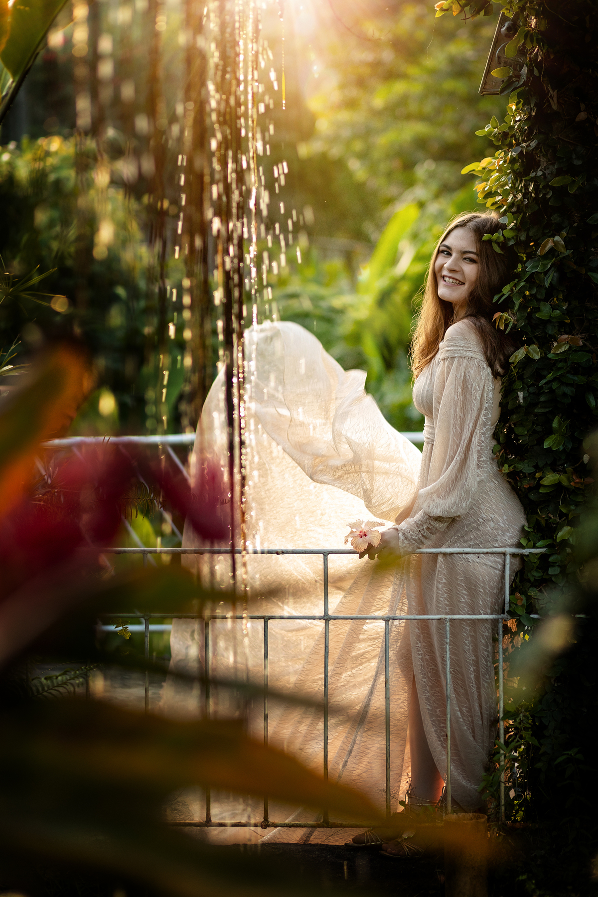 linda menina fazendo 15 anos e se preparando para festa mais linda 