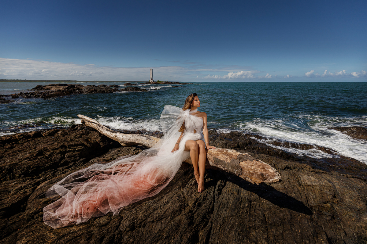 ensaio em forte em Itacaré 