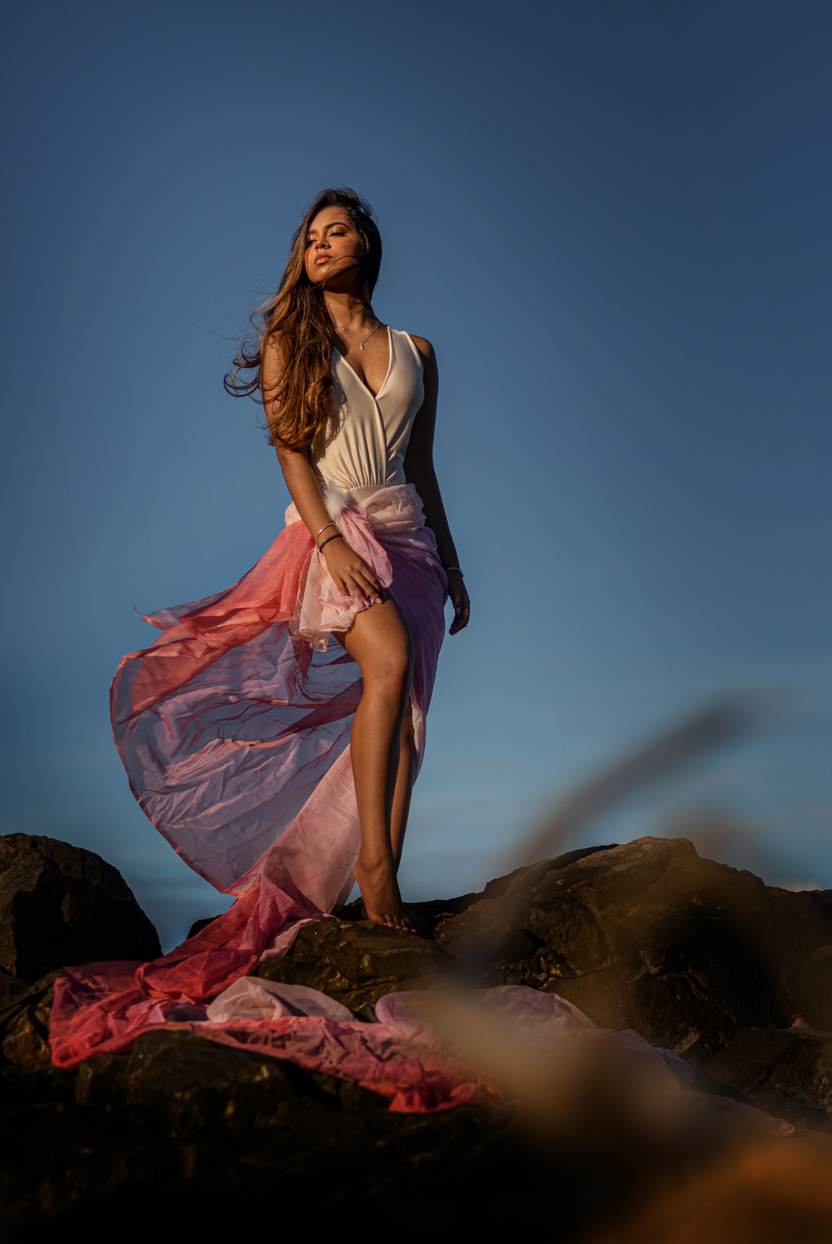 vestido rosa para debutante 