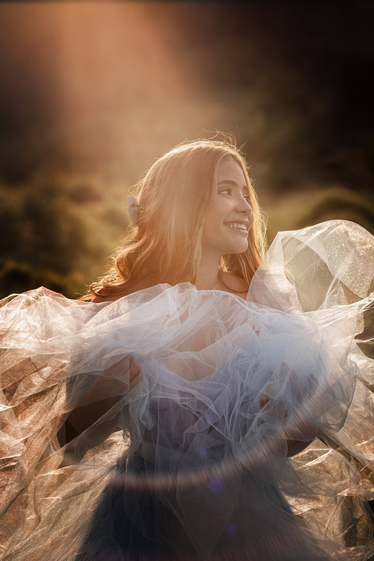 foto com o por do sol 