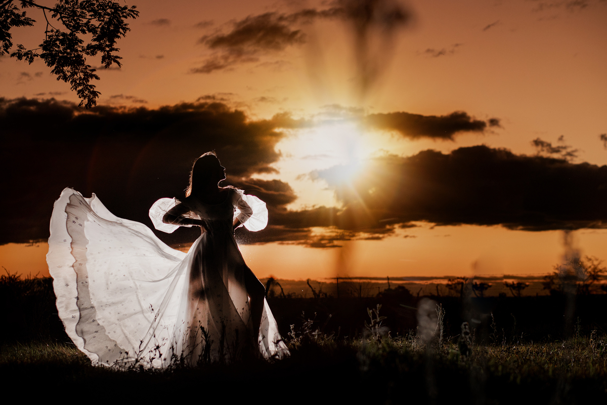 vestida para sua festa de 15 anos 