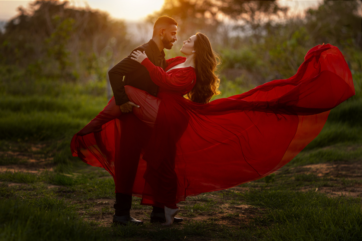 vestido vermelho em São Paulo 