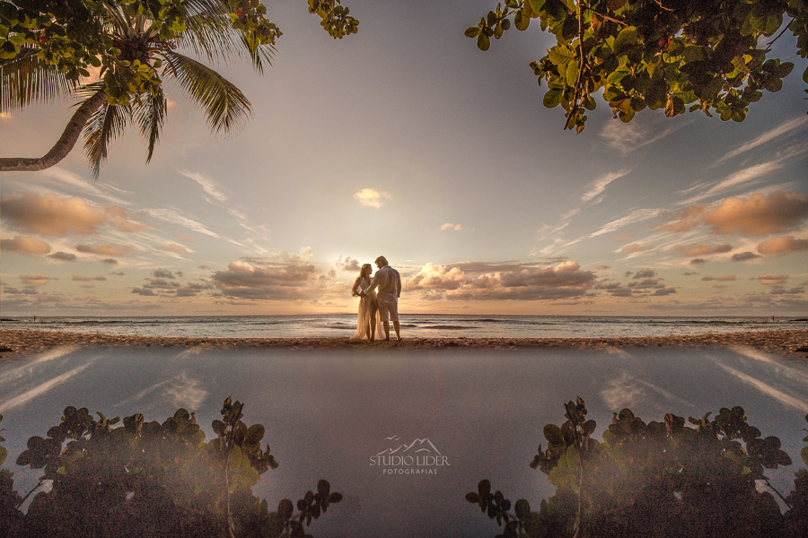 casamento, noiva feliz fotos de drone de casal 