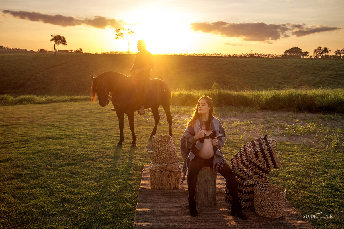 ensaio gestante diferente