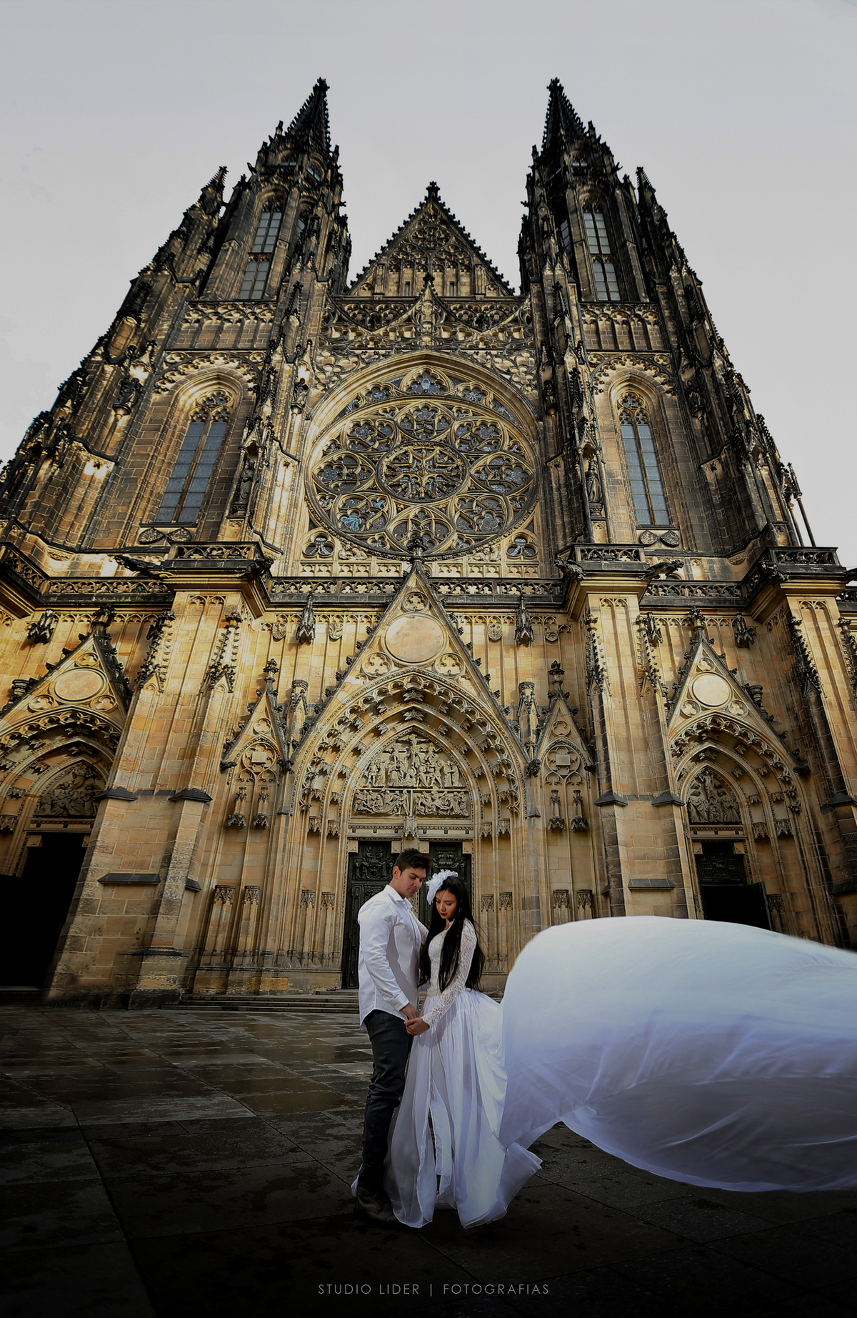 Ensaio de casal na Europa 