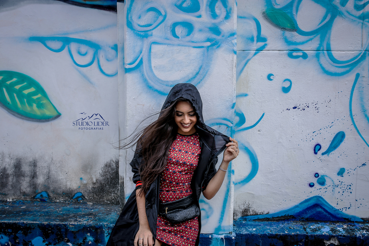 foto diferente em grafite em Salvador 