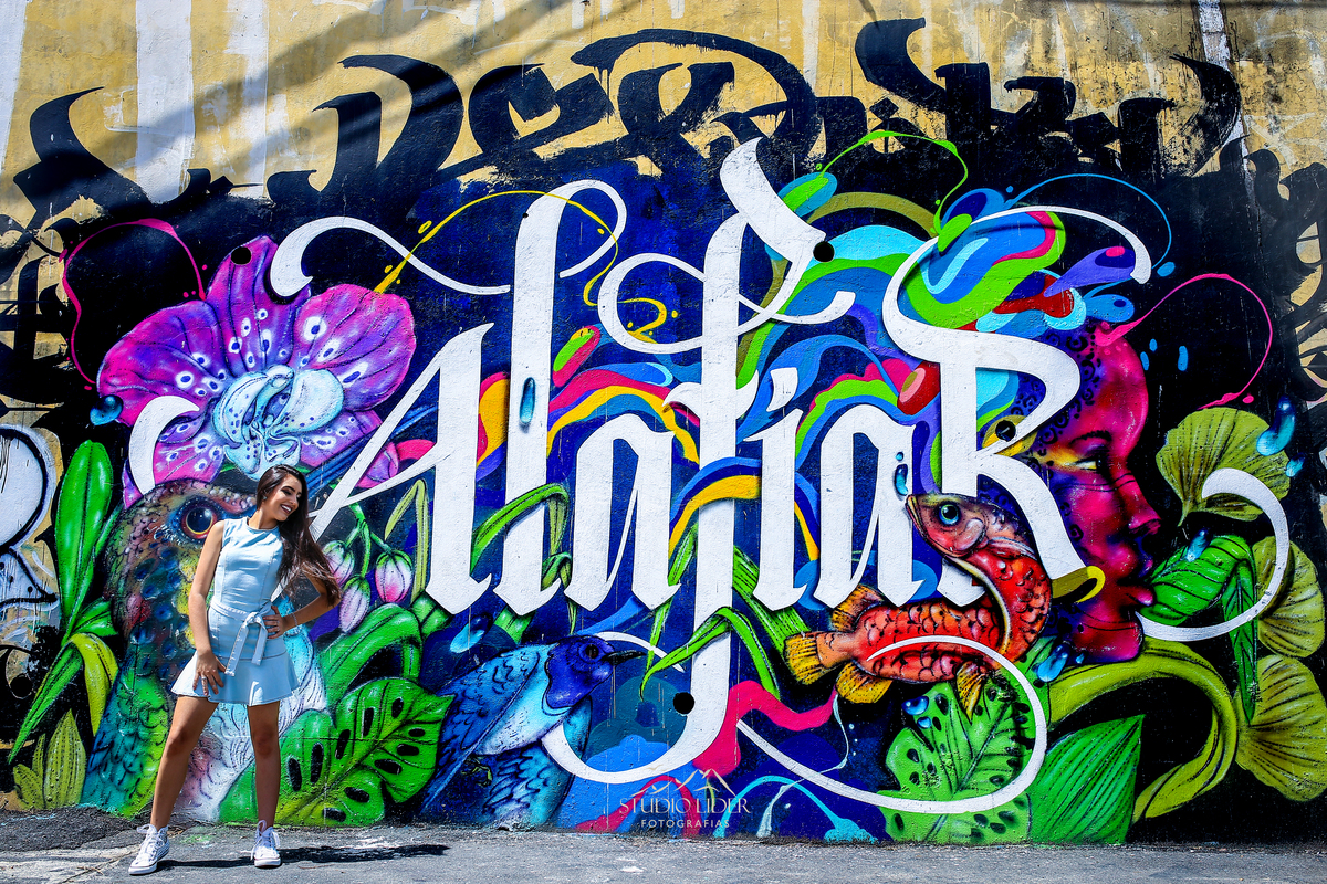 ensaio nos grafites em Salvador 