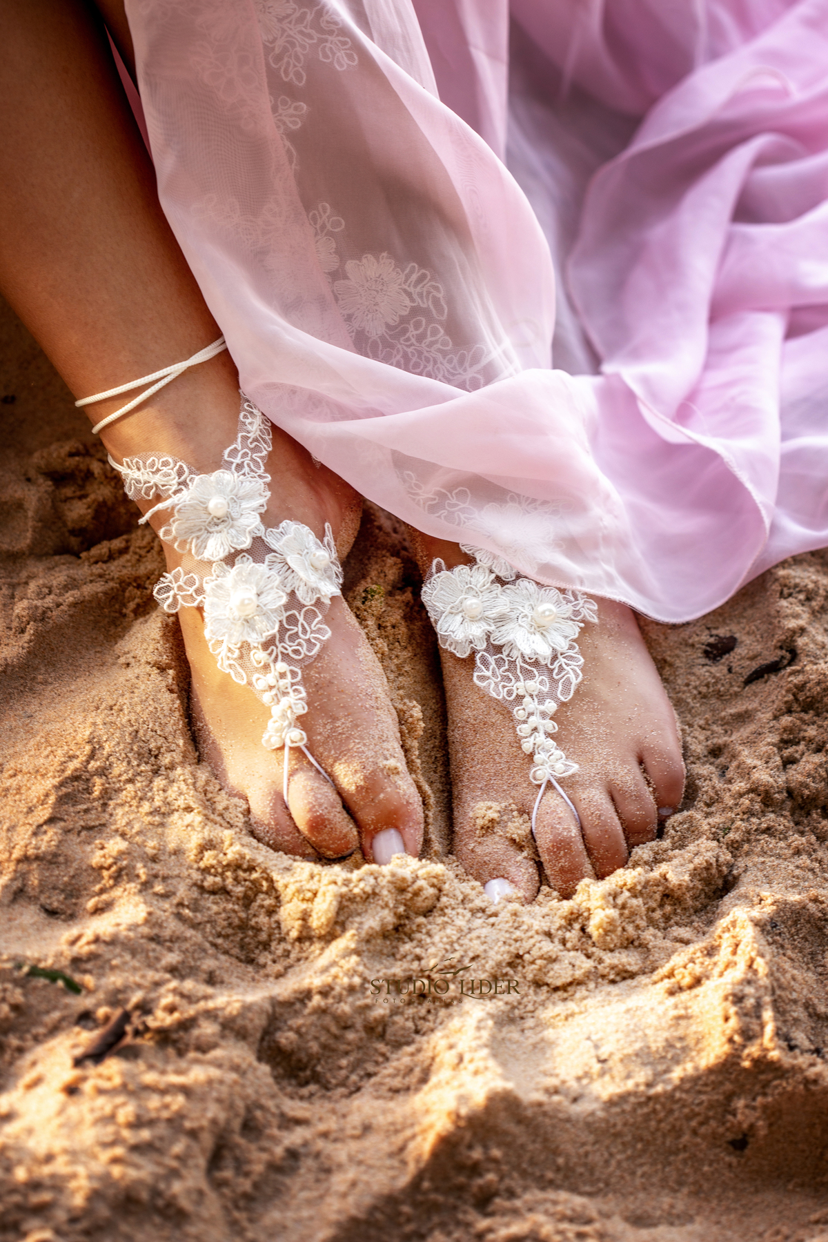 Ensaio debutante de branco em Barra grande detalhe 