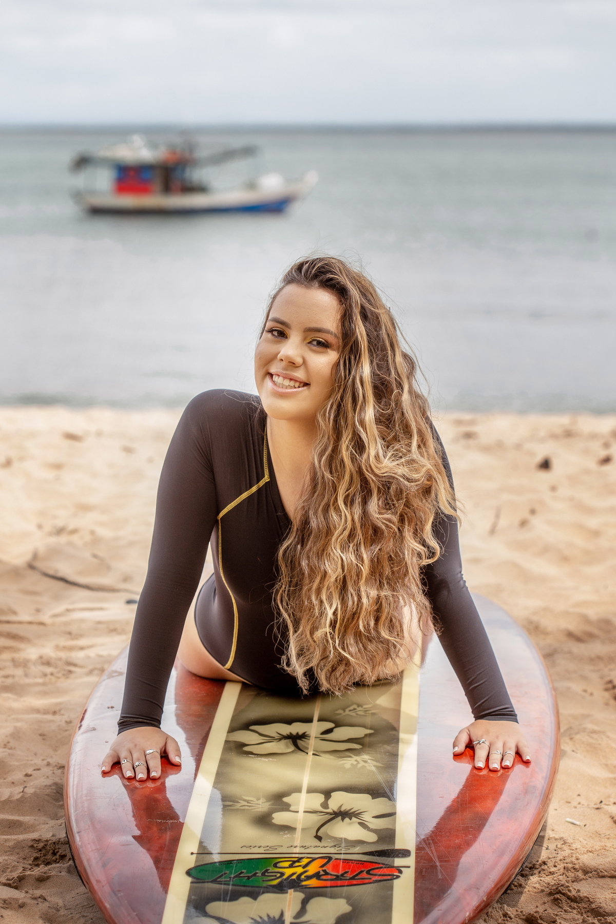 Ensaio 15 anos com prancha e barco em alto mar Jequié e ensaio diferente 