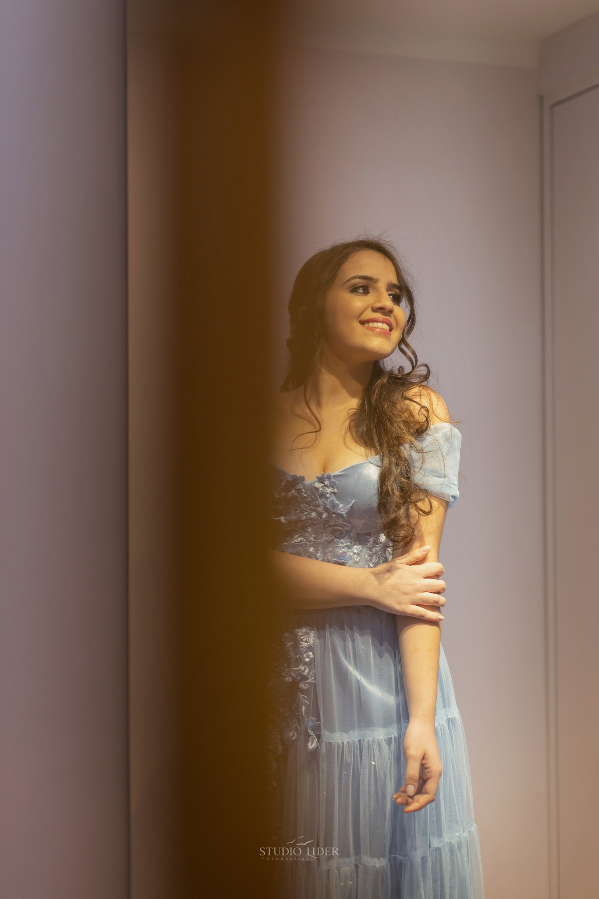 aniversario de 15 anos  em Jequié cerimonia intimista menina vestido azul cerimonia na pandemia 