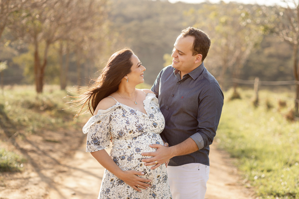 ensaio gestante no lago 