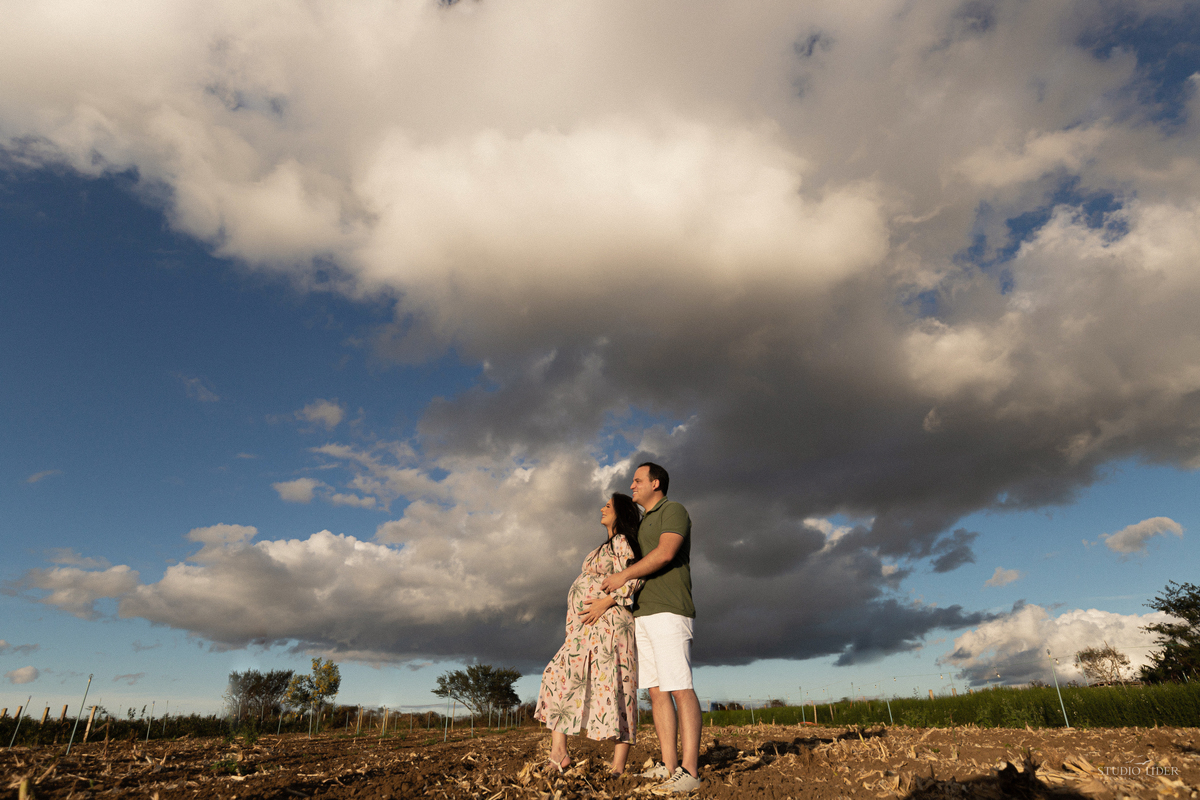 ensaio gestante no lago 