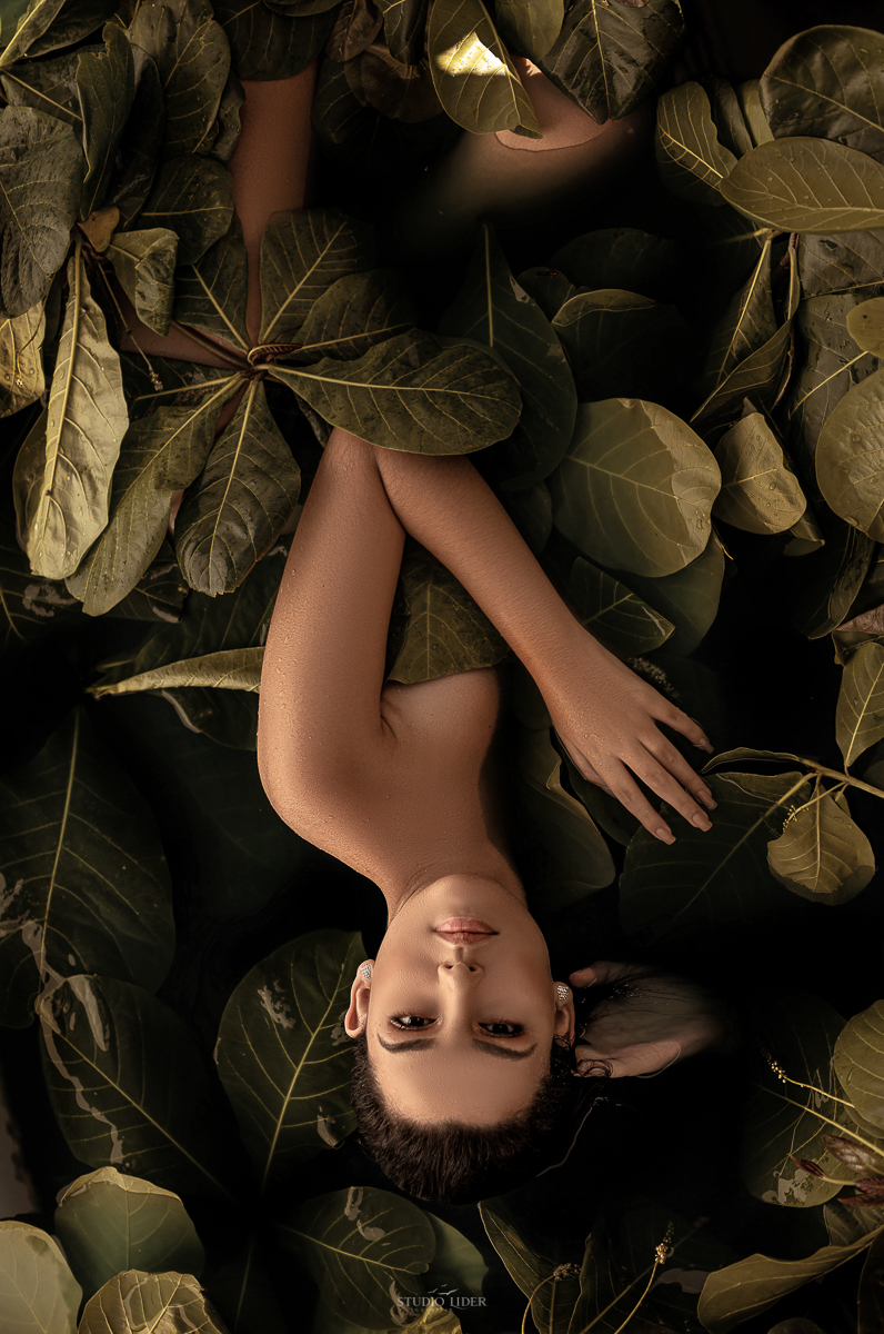 ensaio em Jequié feito com folhagens super diferente 