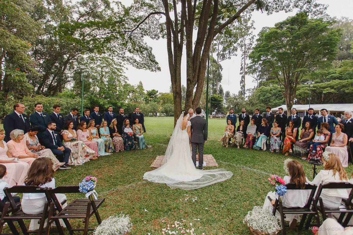 Cerimônia de casamento em SPAC São Paulo Athletic Club