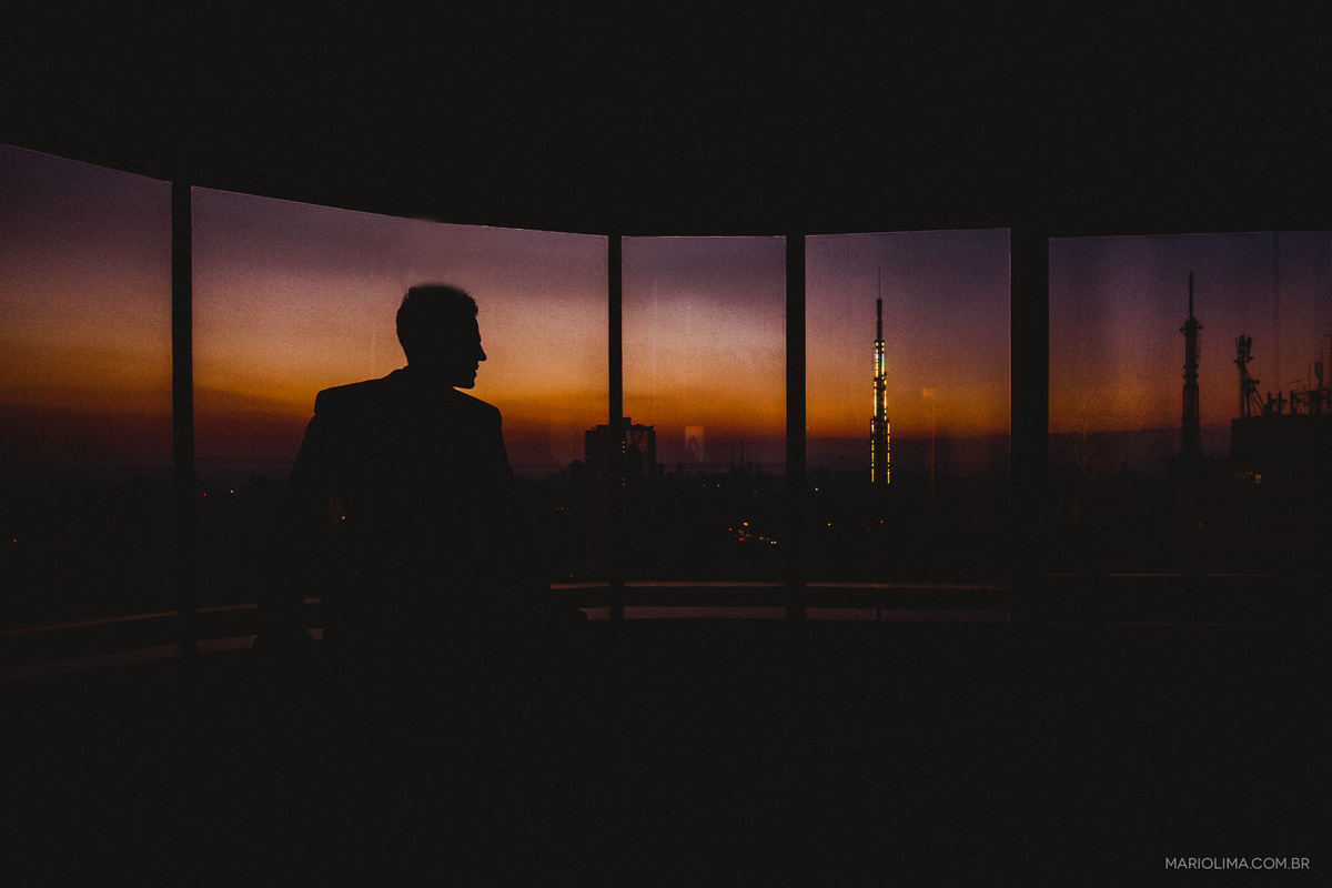 Retrato do noivo em Hotel Renaissance