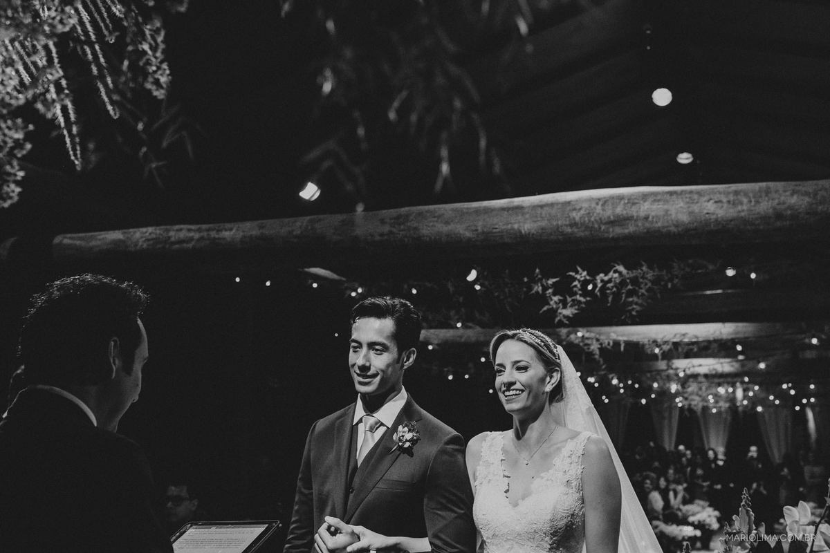 Fotografia de cerimônia de casamento no Espaço Gardens