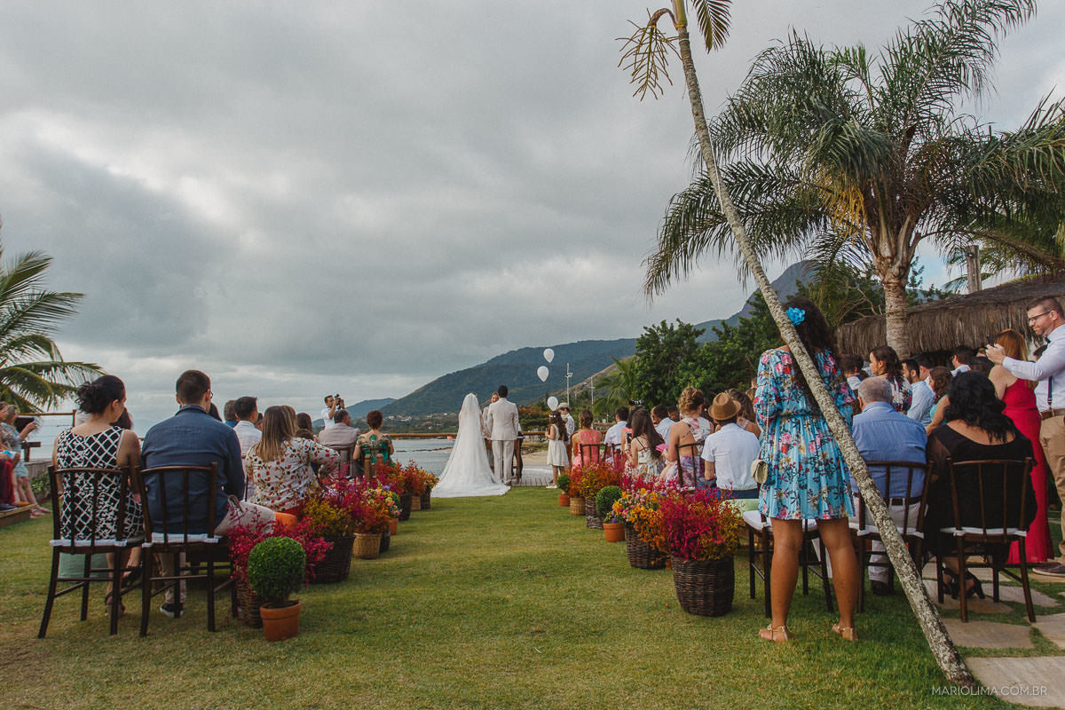 Retrato de cerimônia de casamento em Vila das Velas