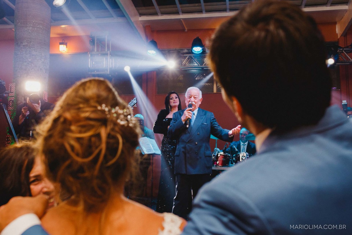 Discurso do pai do noivo em festa de casamento no Gare da Mata em São Roque - SP