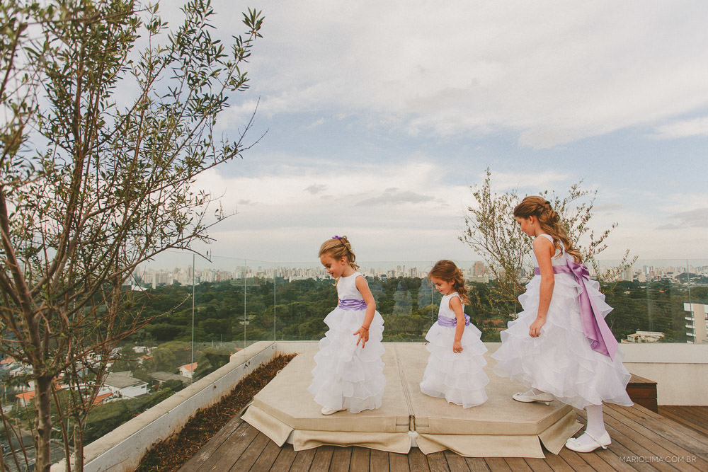 Fotografia de daminhas em Casa da Fazenda