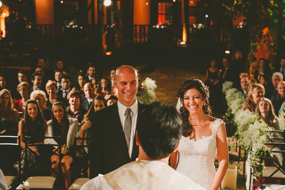 Cerimônia de casamento em Casa da Fazenda