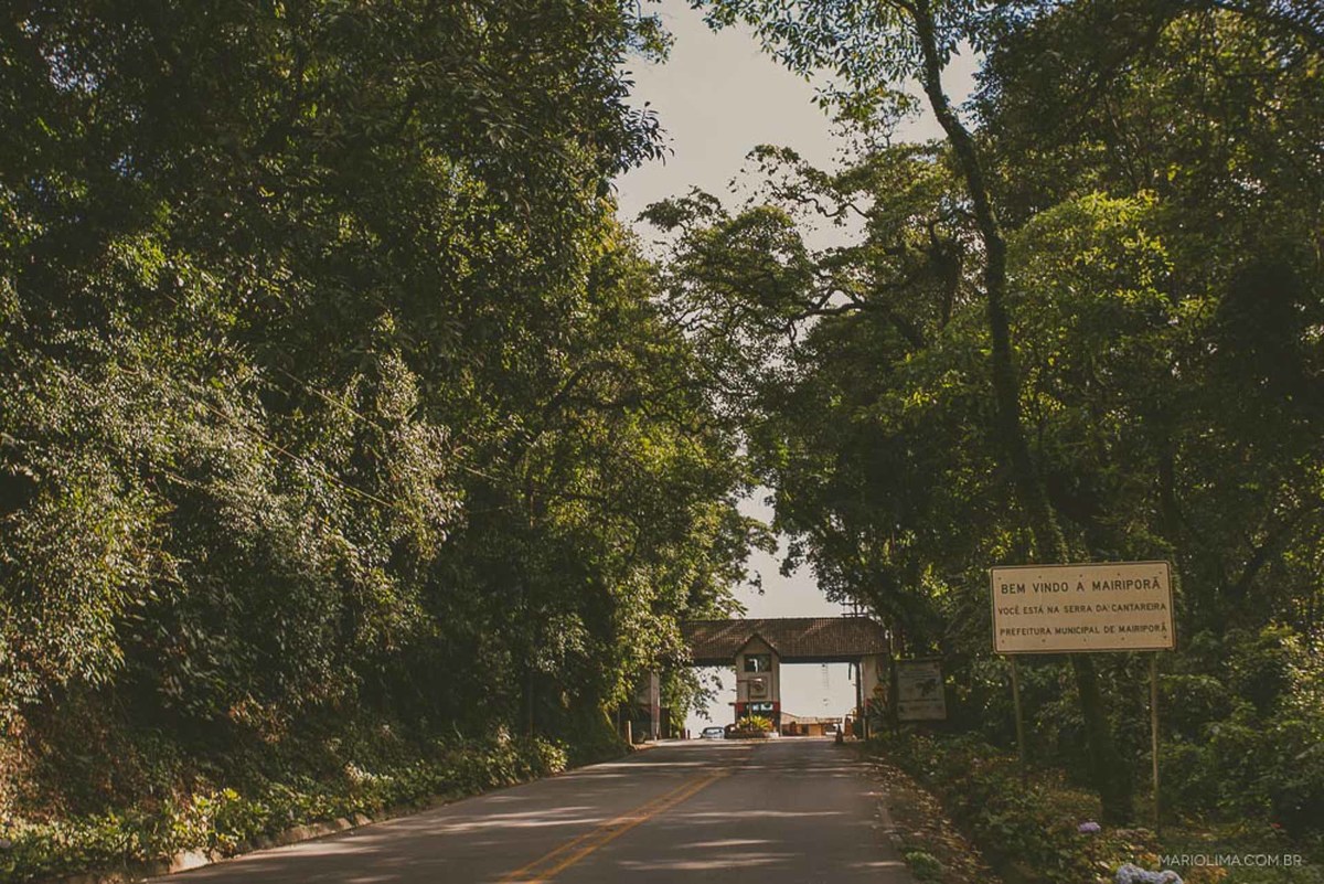 Fotografia da estrada de Mairiporã