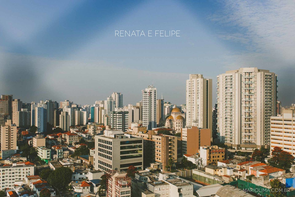 Fotografia da vista da cidade de São Paulo