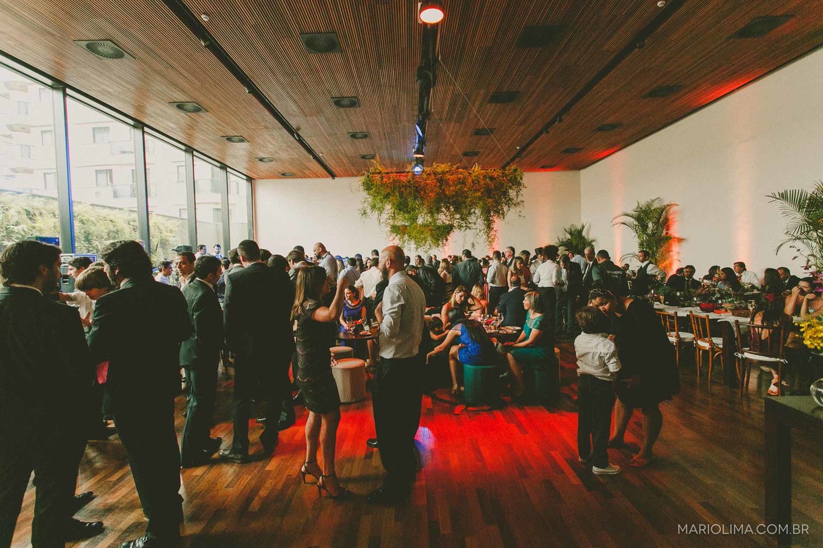 Recepção de casamento no Espaço Jardim Europa