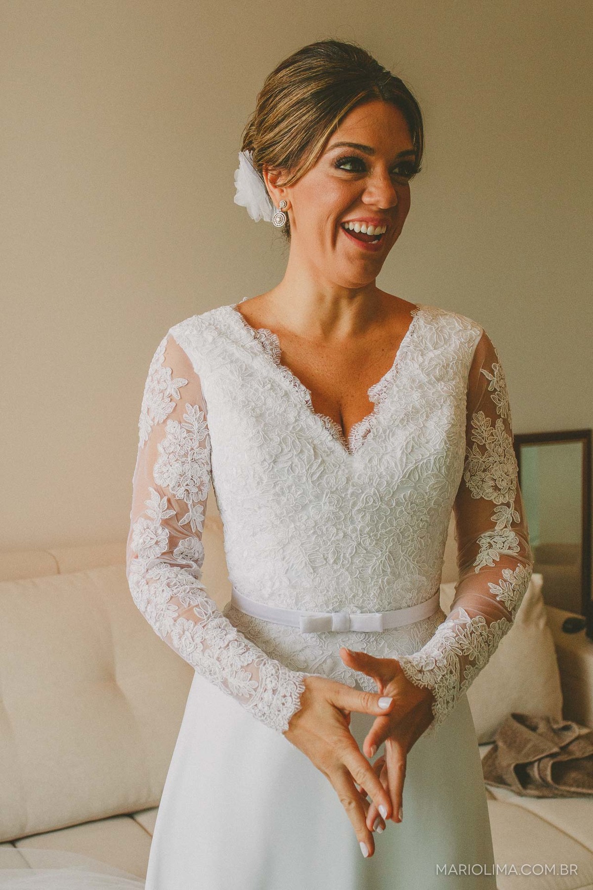 Vestido de noiva feito por Geraldo Couto