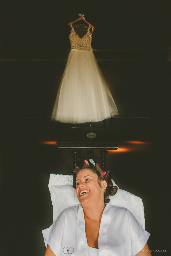 Fotografia dos olhos da noiva