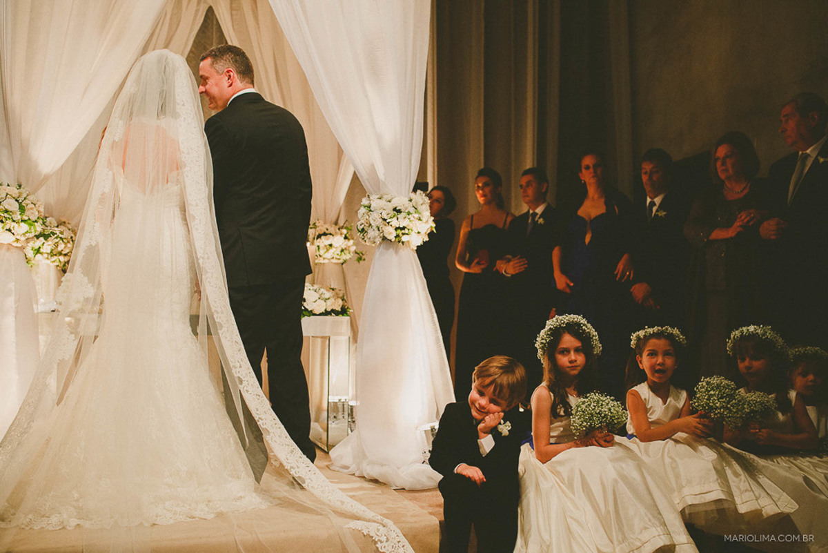 Cerimônia de casamento na Casa Itaim