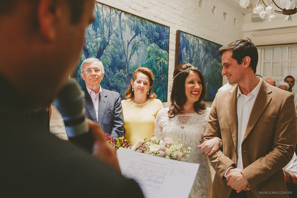 Celebração de casamento no Studio Carlota