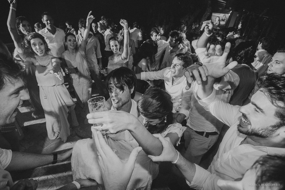 Retrato de festa de casamento no Juquehy