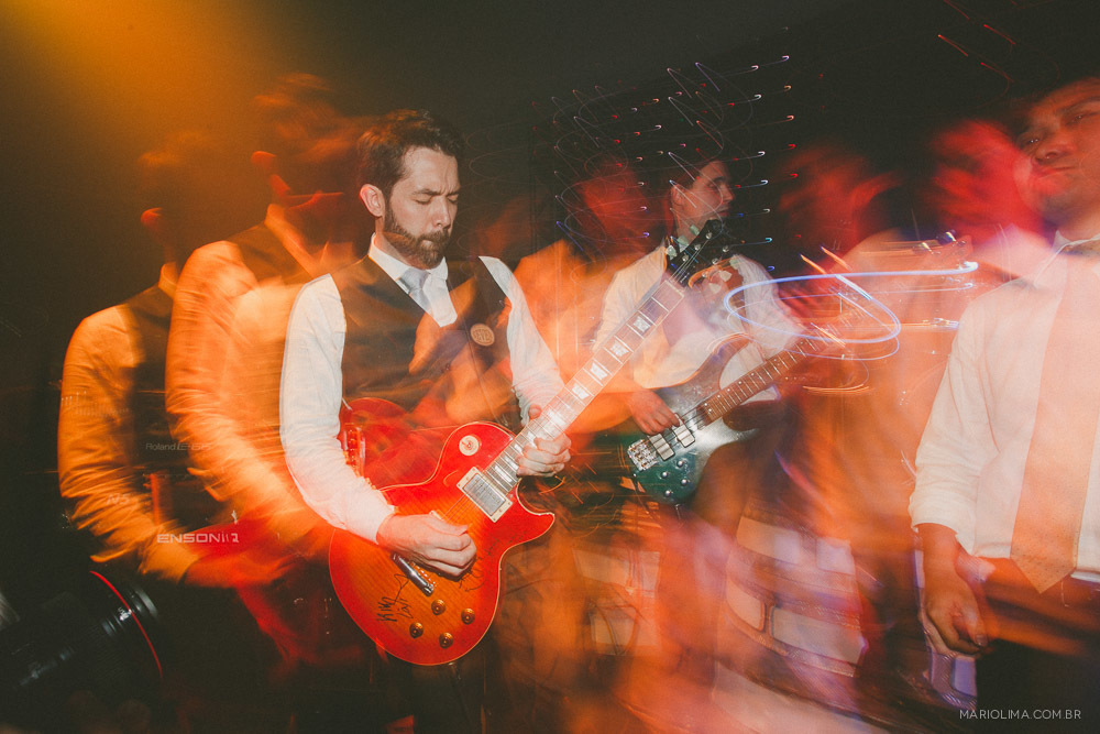 Banda Company em festa de casamento no Espaço Mega