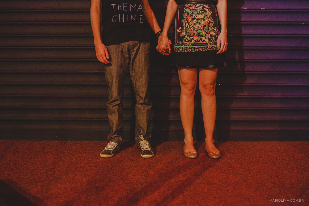 Fotografia de maos de casal