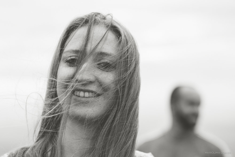 Fotografia de mulher sorrindo em Pedra Grande - Atibaia