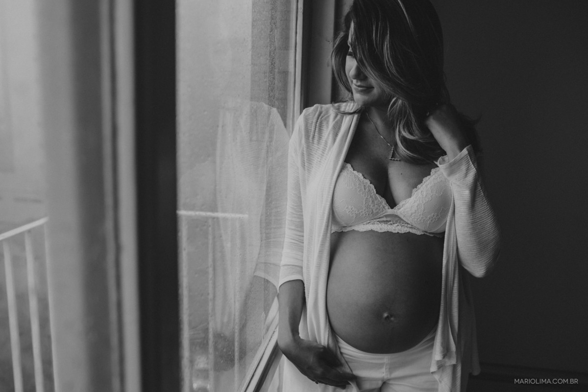 retrato de grávida