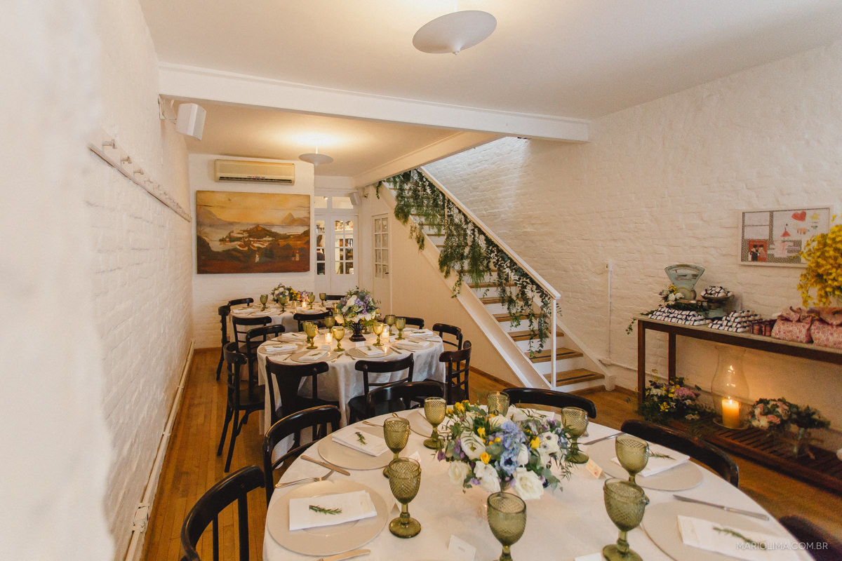 Decoração do RRomero no casamento no studio carlota 