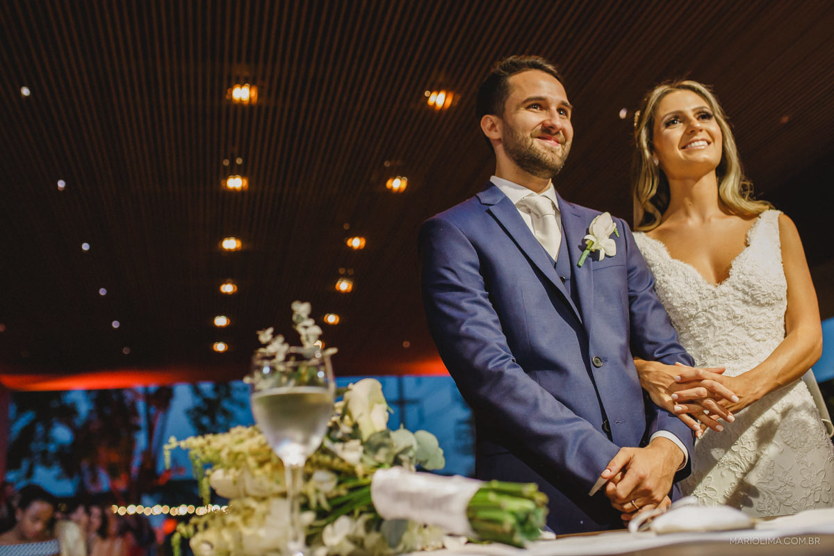 retrato dos noivos na cerimonia de casamento casa aragon