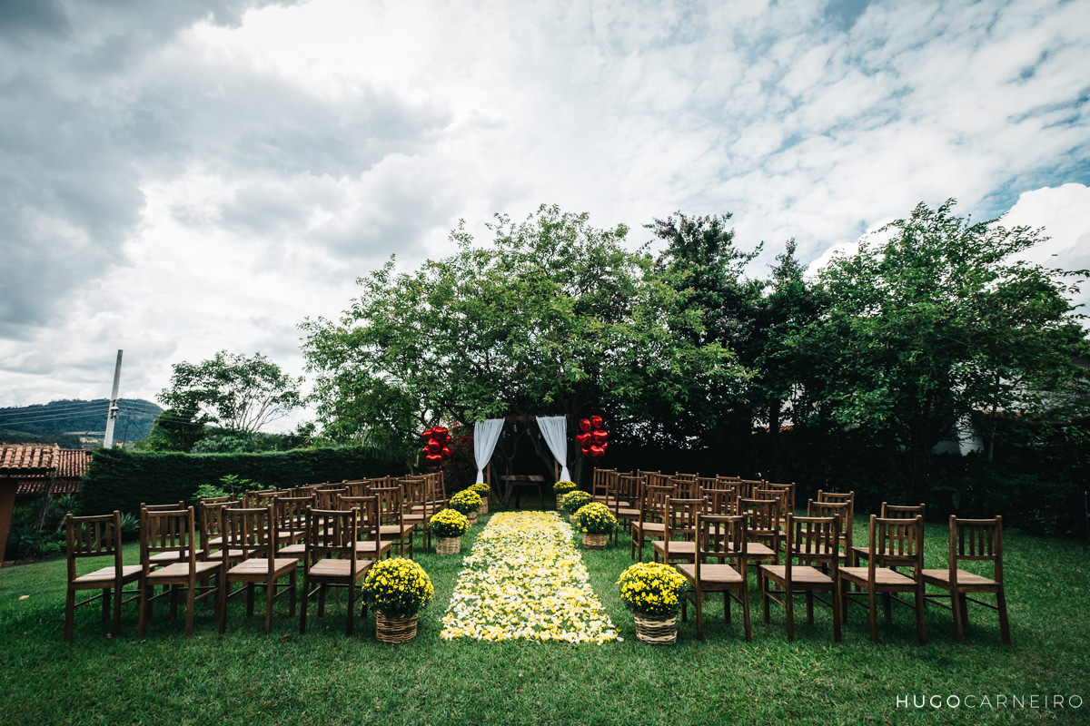 decoração rústica de casamento