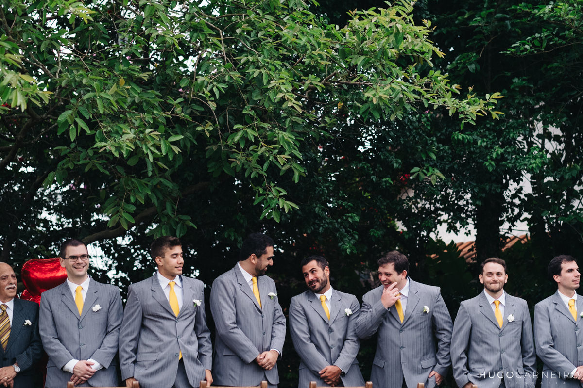 padrinhos na cerimonia