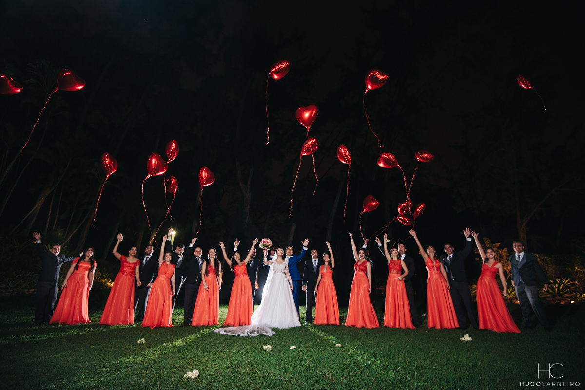 Fotos criativas com madrinhas