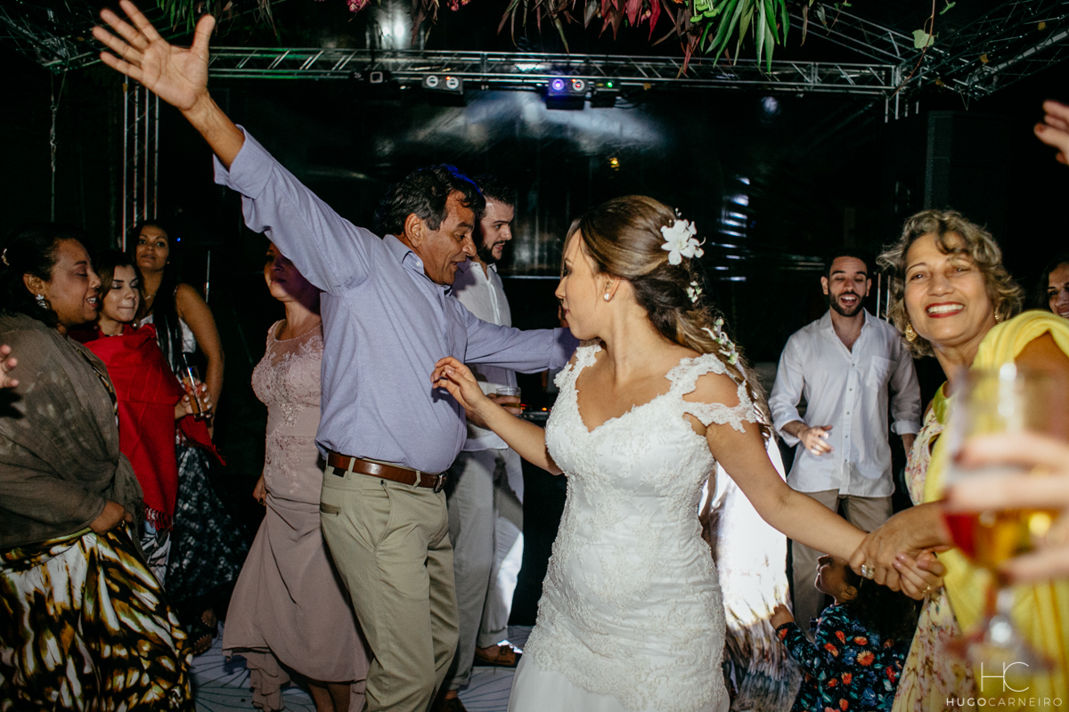 Fotos da noiva na festa